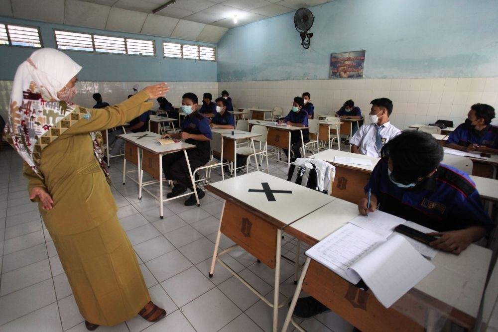 4.135 SMA/SMK di Jatim Sudah Gelar Pembelajaran Tatap Muka
