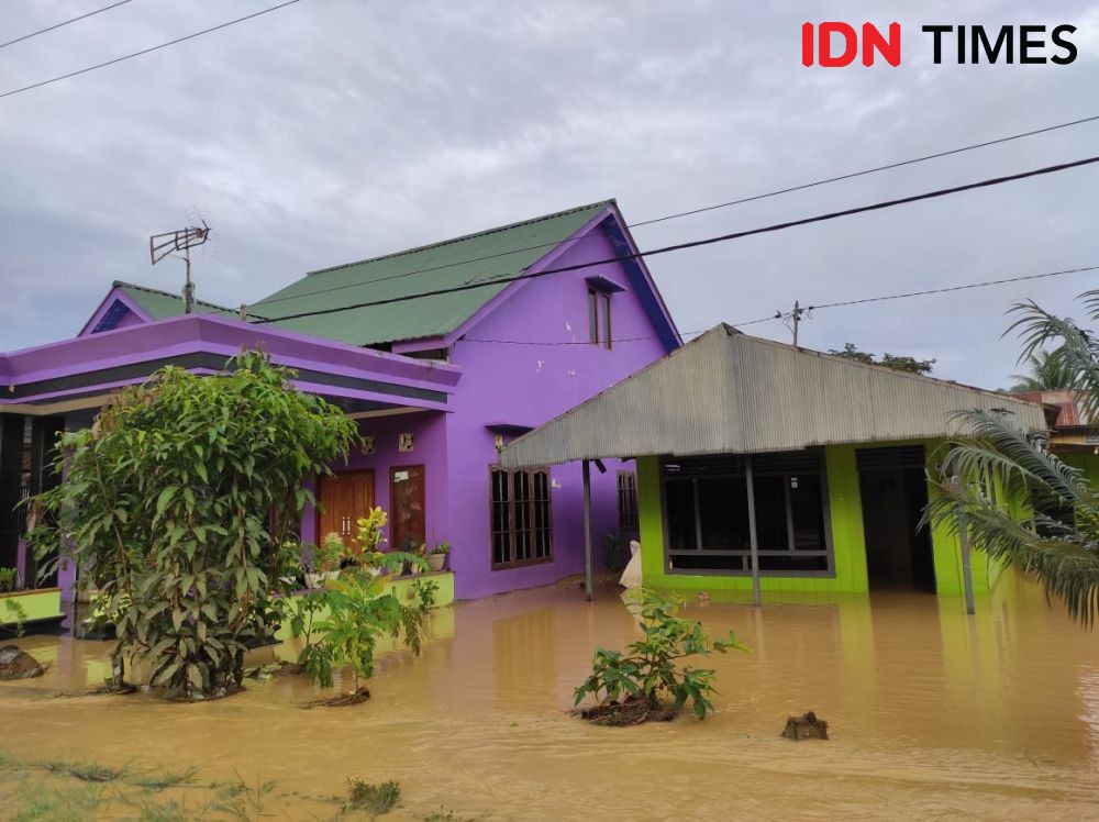 Banjir di Samarinda, Tumpukan Batu Bara Masuk ke Rumah Warga
