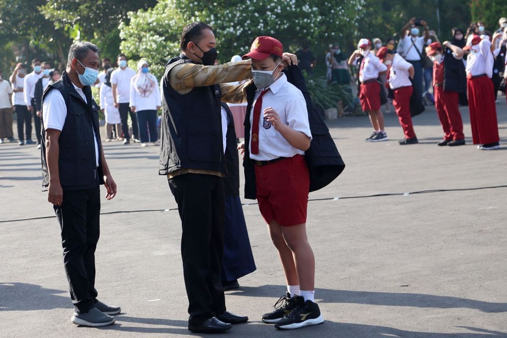 5.425 Siswa Surabaya Dikukuhkan Jadi Satgas COVID-19 Sekolah