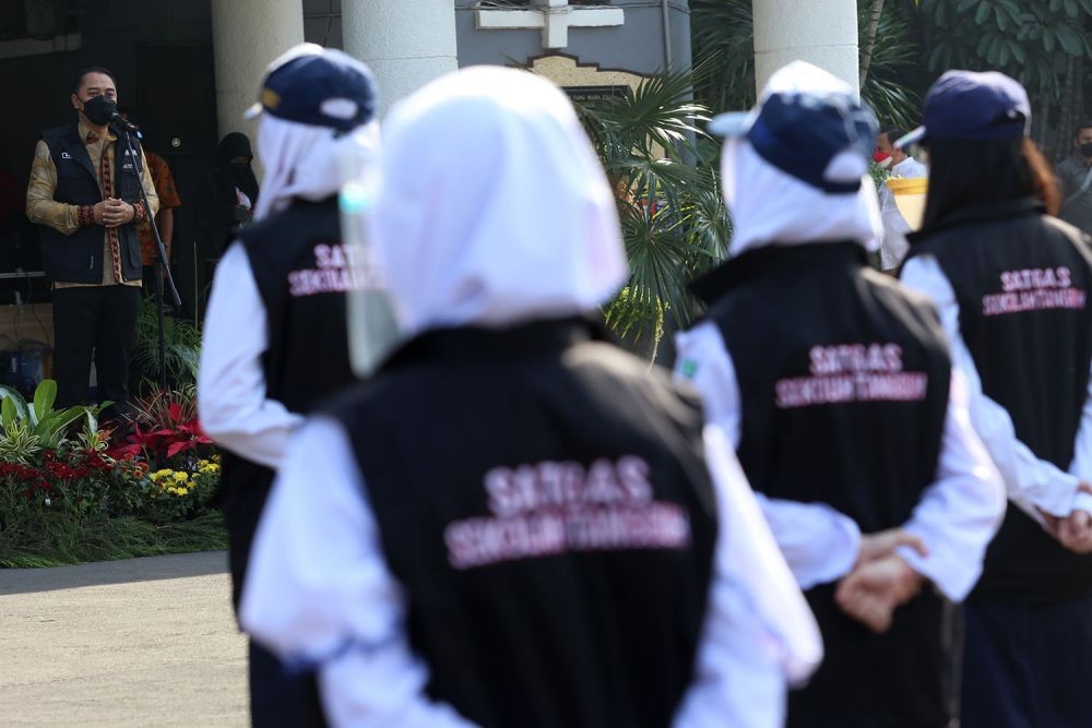 5.425 Siswa Surabaya Dikukuhkan Jadi Satgas COVID-19 Sekolah