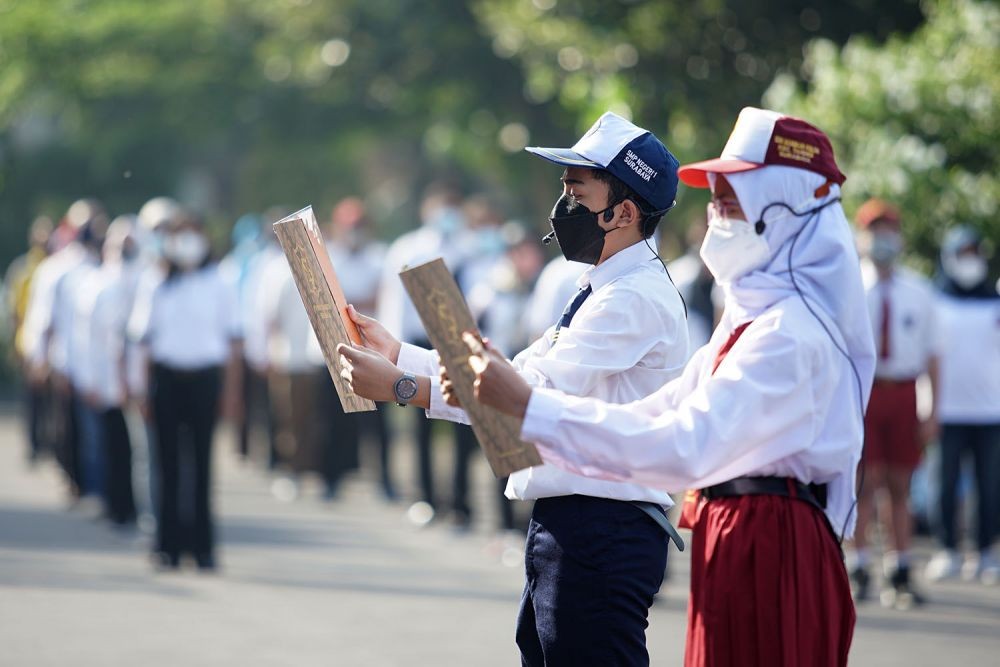 5.425 Siswa Surabaya Dikukuhkan Jadi Satgas COVID-19 Sekolah