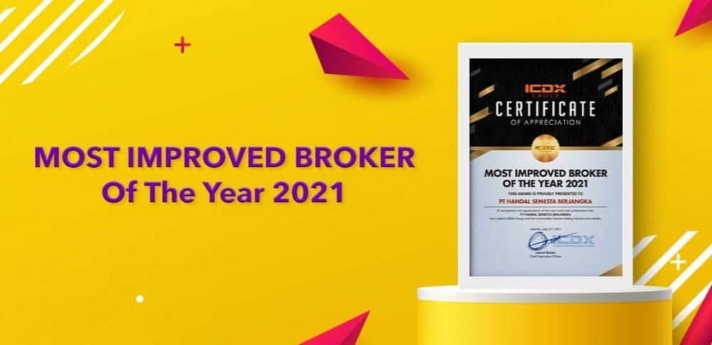 HSB Investasi Sabet Penghargaan Most Improved Broker of The Year 2021