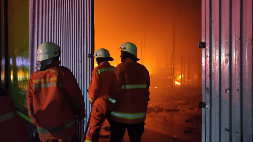 Jelang Lebaran, 40 Rumah di Jalan Wahidin Medan Terbakar