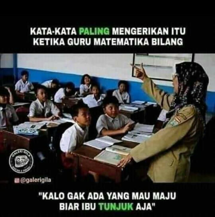 8 Meme Kocak Soal Guru Matematika yang Bikin Tertawa Cekikikan!