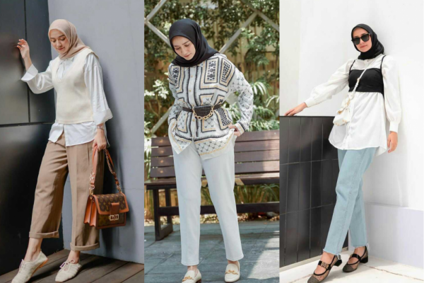 9 Ide OOTD Kemeja ala Mega Iskanti, Simple dan Stylish