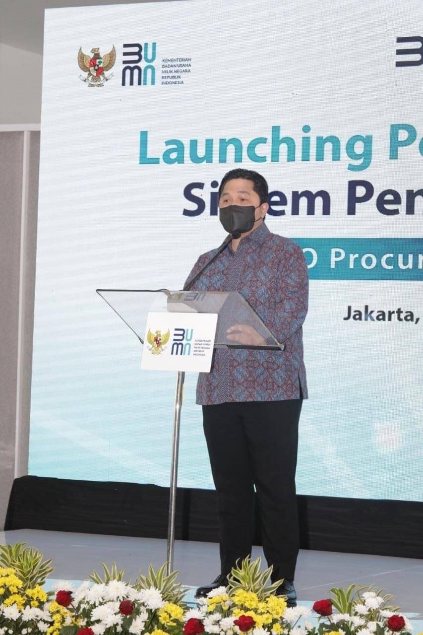 Erick Thohir Tunjuk PLN Sebagai Pengelola E-Procurement