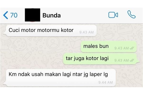 10 Chat Melawan Emak Ini Meski Lucu tapi Auto Durhaka, Kocak Deh