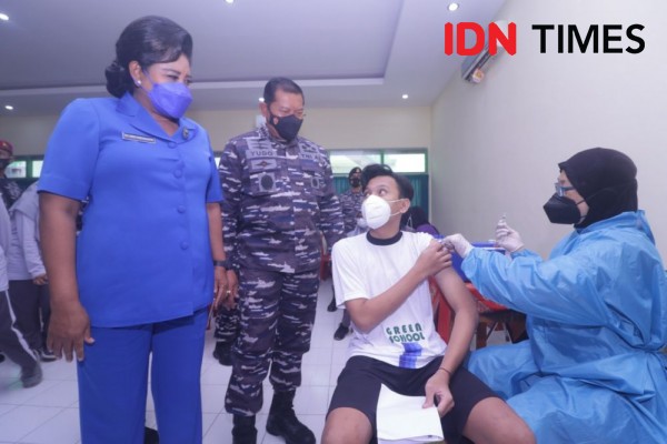 KASAL Tinjau Vaksinasi Pelajar di Sekolahnya Dulu