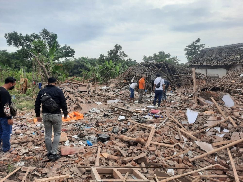 Ledakan Pasuruan, Dua Korban Tewas Jadi Tersangka