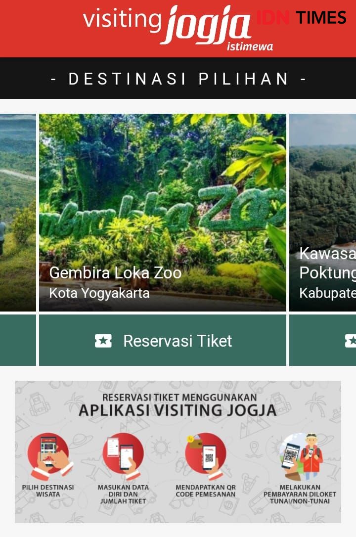 3 Tempat Wisata Yogyakarta Dibuka, Reservasi Melalui Visiting Jogja