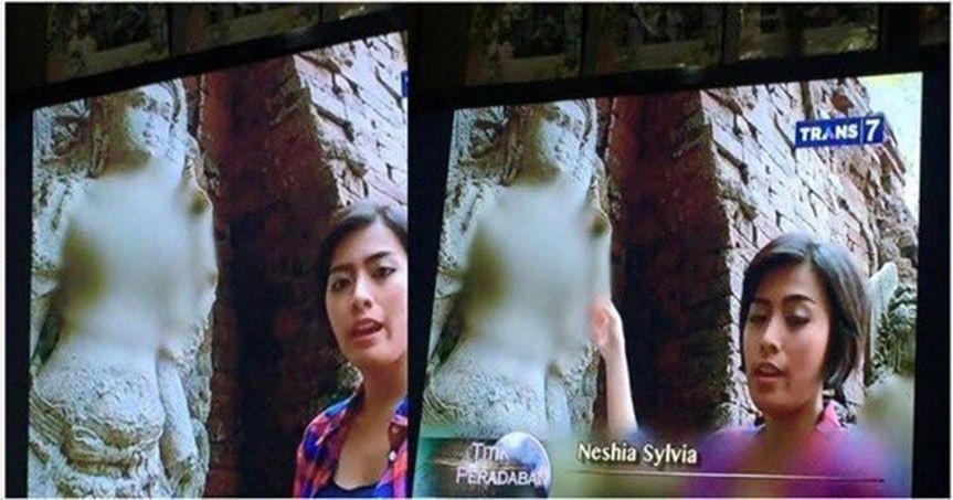 10 Momen Kocak saat Tayangan TV Disensor Blur, Kenapa Ya?