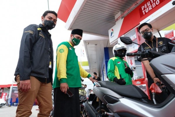 MyPertamina Ojol Competition dalam Program Non Tunai di Bontang