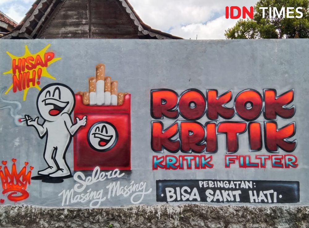 7 Potret Mural di Badung Bali, Ada Tuan Corona Berdasi Lho!