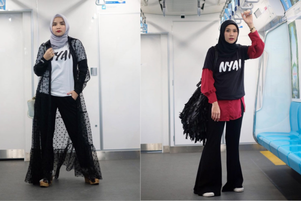 9 Adu Gaya Zaskia Adya Mecca dan Tasya Nur Medina, Kakak Beradik Hits!