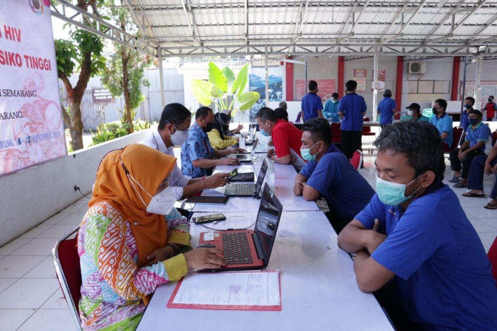 Dinkes Semarang Periksa Napi Lapas Kedungpane, Berisiko Tinggi HIV