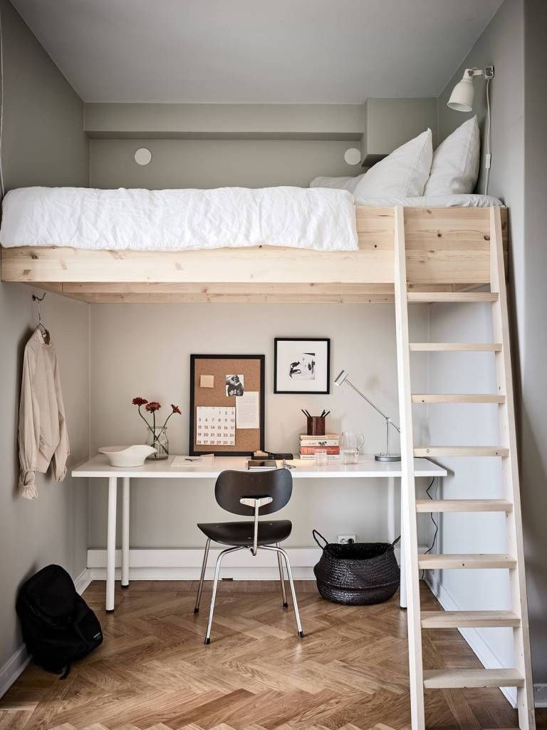 10 Desain Kamar Tidur Dengan Loft Bed, Terasa Makin Lega