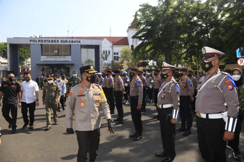 Operasi Patuh Semeru, Ada Penyekatan dan Penutupan Jalan di Surabaya