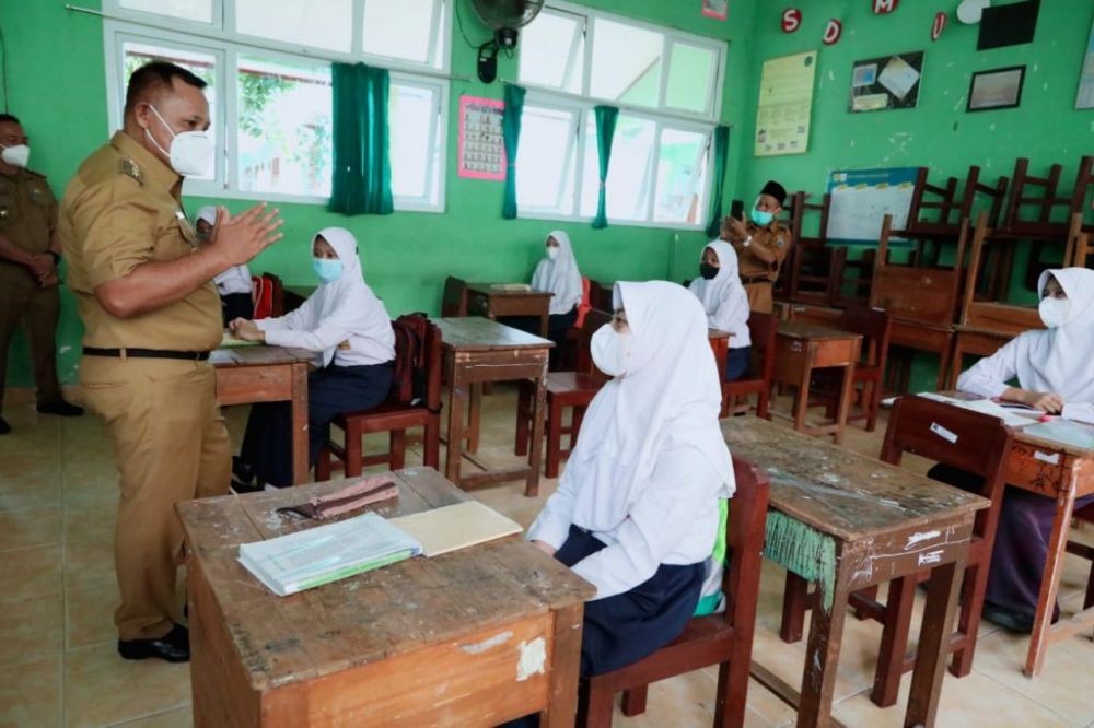 Uji Coba PTM Terbatas Lampung Selatan Diperpanjang hingga 30 Oktober