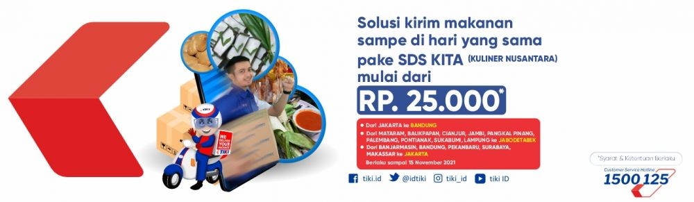 Bantu Pertumbuhan UMKM, TIKI Perpanjang Promo SDS Kiriman Kuliner