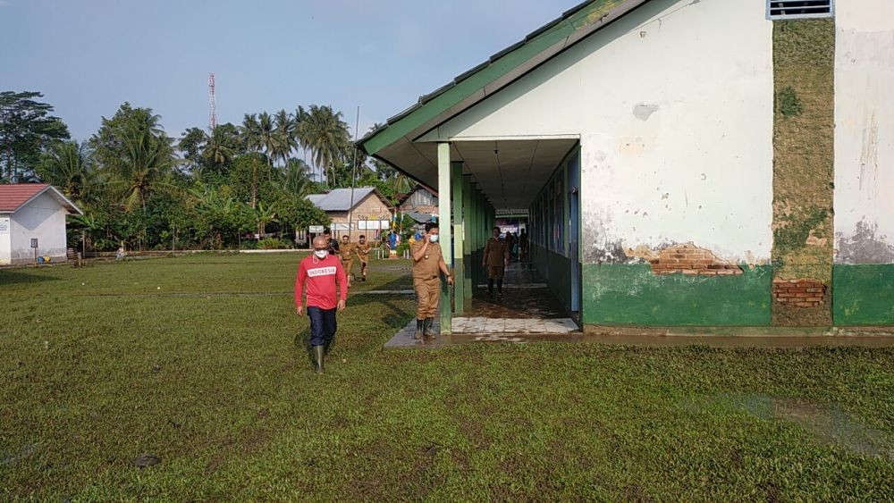 134 Rumah Terdampak Banjir di 8 Pekon Kecamatan Wonosobo Tanggamus