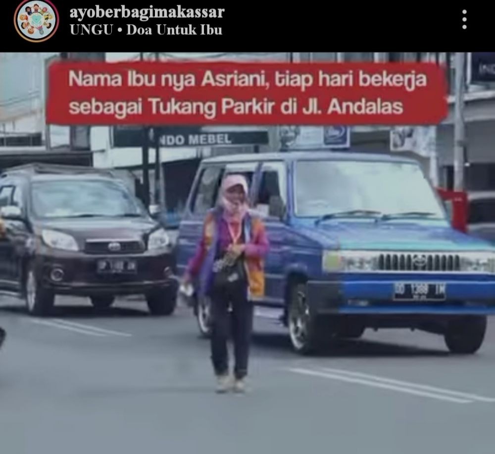 Sedih! Nenek Juru Parkir di Makassar Dipukuli 3 Orang, Uangnya Dicuri