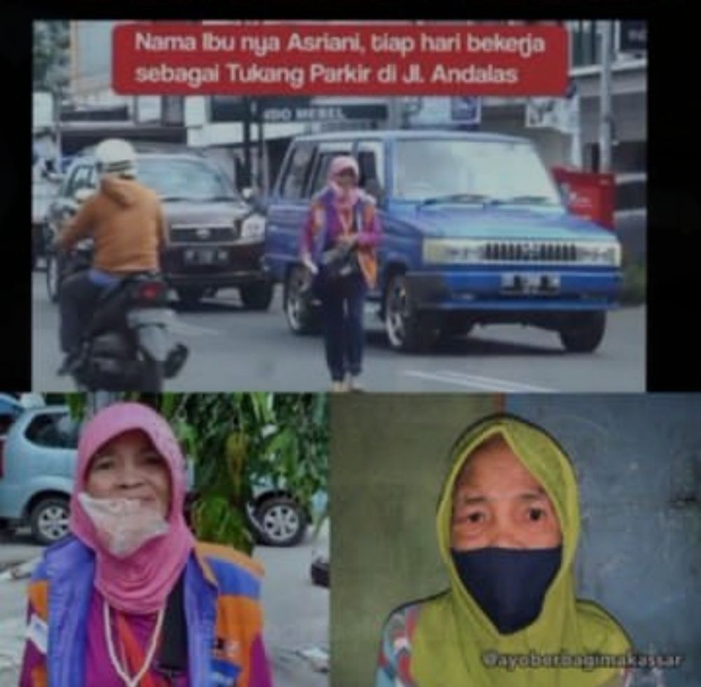Polisi Buru 3 Pria Pengeroyok Nenek Juru Parkir di Makassar