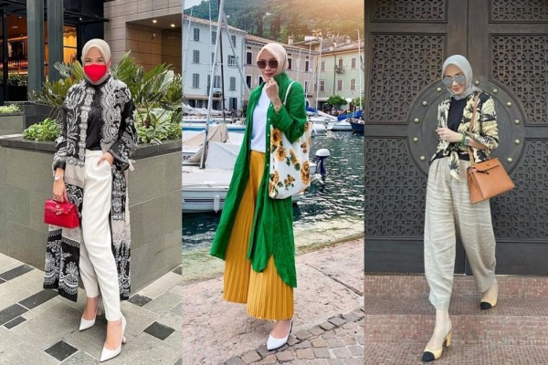 9 Padu Padan Outerwear ala Diana Dsaks, Andalan Hijabers!