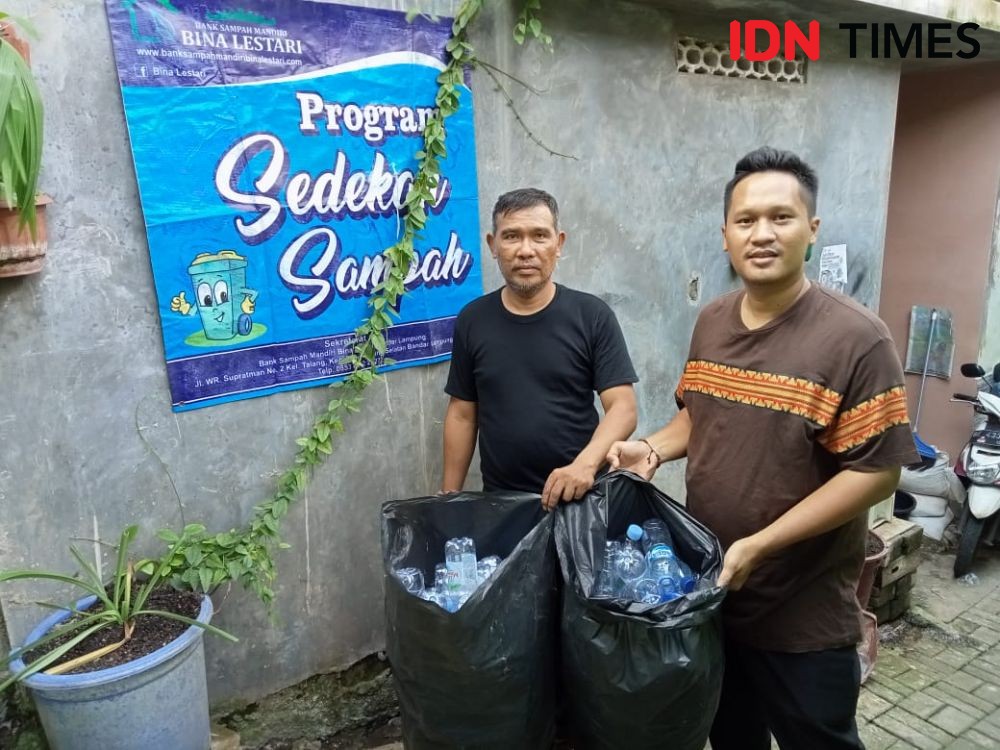 Kisah Warga Bandar Lampung Olah dan Sedekah Sampah, Anggap Berkah