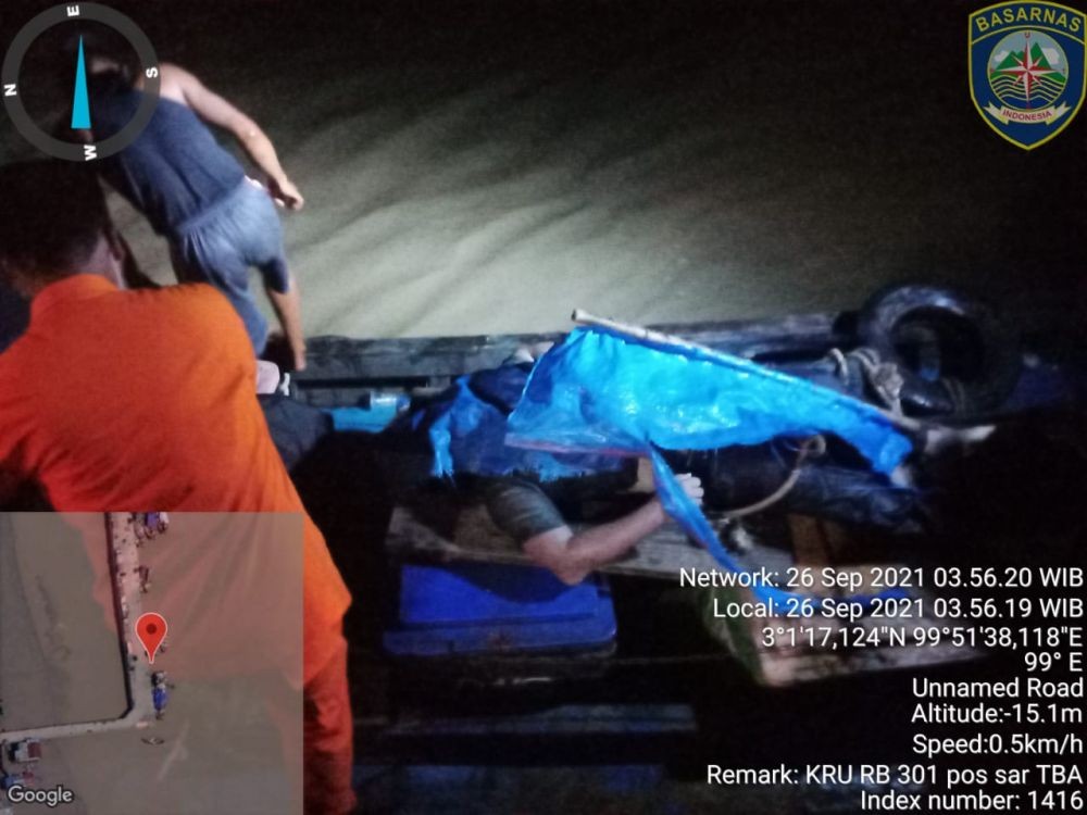 Nahas, Pria Ini Jatuh dan Hilang di Dermaga Panton Tanjung Balai