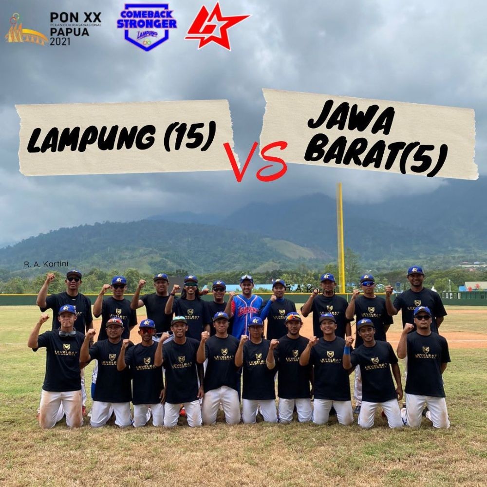 Update Laga Keempat Baseball dan Softball Lampung PON, Lawan Dilibas!