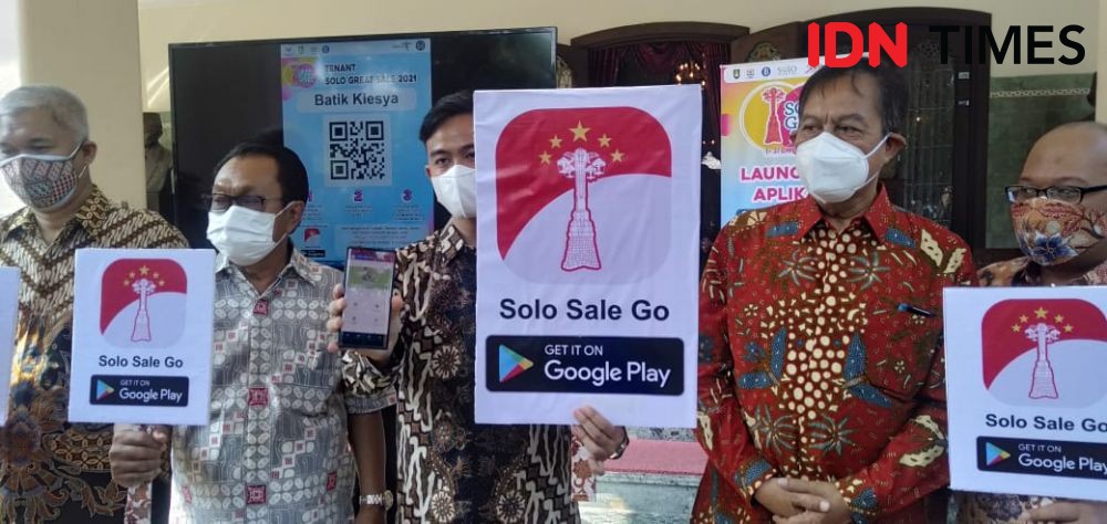 Gibran Launching Aplikasi Solo Sale, Belanja Dapat Hadiah Rumah