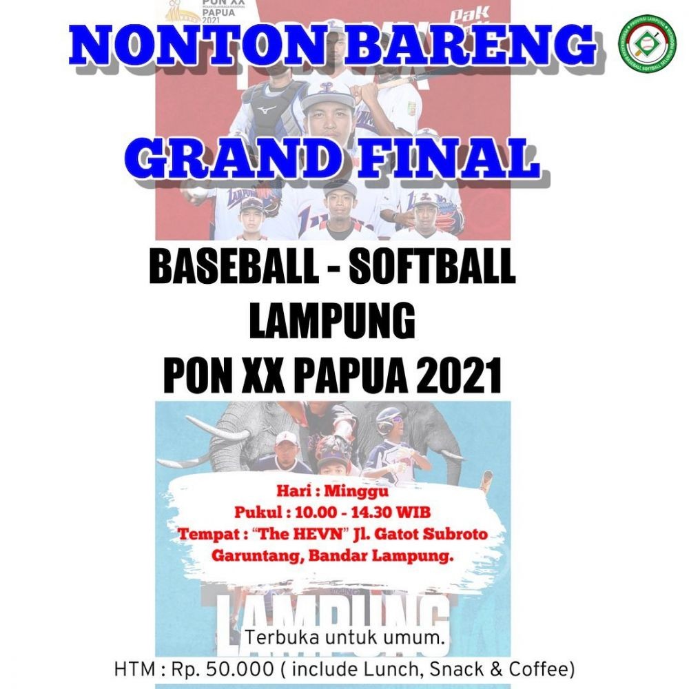 Final Baseball PON Papua, Lampung Patahkan Kutukan Atasi DKI Jakarta?
