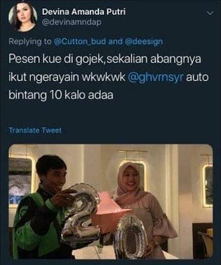 Momen Lucu Pesan Kue Via Ojek Online Bikin Ngakak