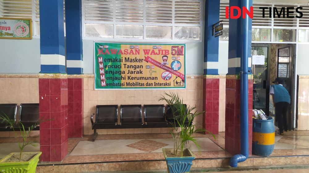 Suasana Simulasi Sekolah Tatap Muka di Makassar, Siswa Wajib Antigen