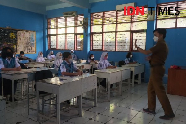 Simulasi Sekolah Tatap Muka Di Makassar, Siswa Wajib Antigen