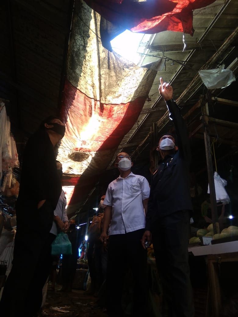 PUD Pasar Medan Temukan 500 Lapak Jualan Liar di Kemiri
