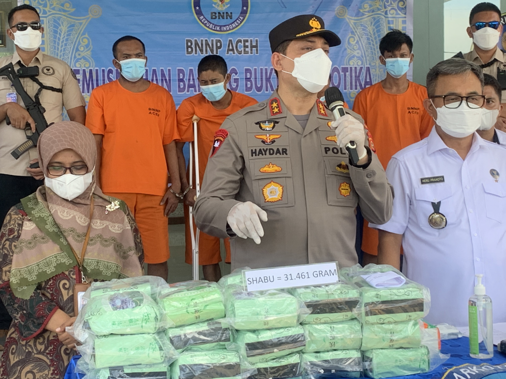Kapolda Aceh: Konsumsi Narkoba Sama Seperti Makan Babi
