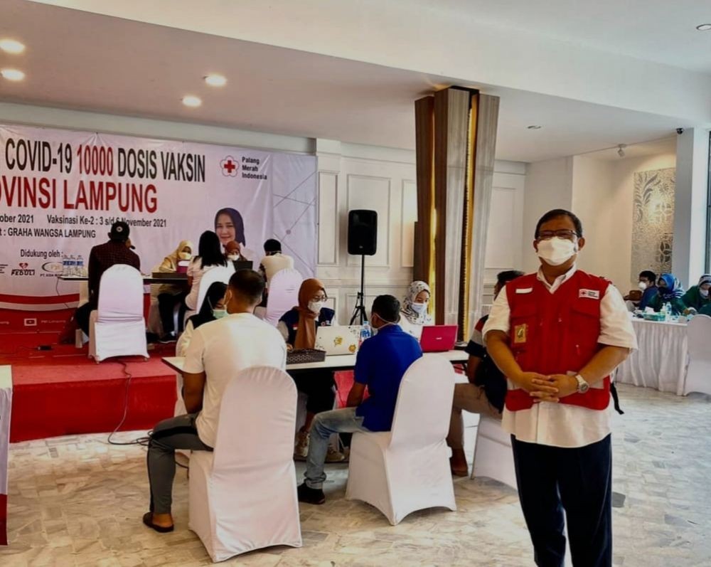 Vaksinasi COVID-19 PMI Lampung Siapkan 5.000 Dosis Vaksin Gratis!
