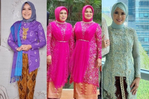 9 Inspirasi Kebaya Ibu Berhijab, Tak Kalah Anggun saat Menemani Anak