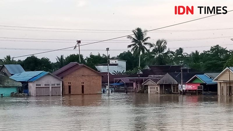 Akses Terputus Banjir, Paser Pakai Helikopter untuk Salurkan Logistik