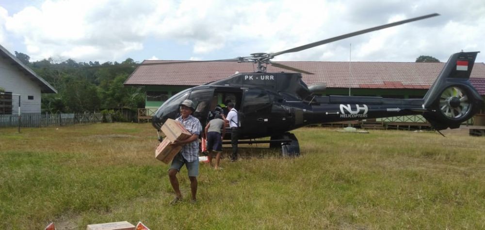 Gubernur Kaltim Salurkan Bantuan Korban Banjir di Long Kali Paser