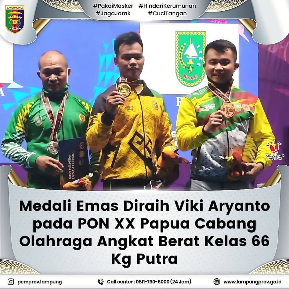 Jos! Atlet PON Lampung Sumbang Tiga Medali Hari Ini, Tetap 10 Besar
