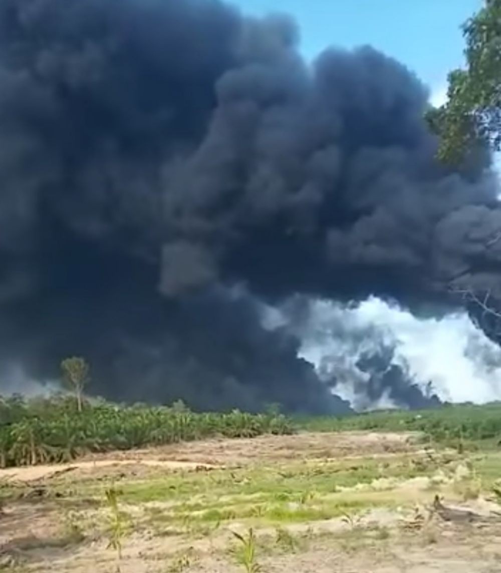 Kapolda Sumsel Datangi Sumur Minyak Ilegal yang Masih Terbakar Besok 