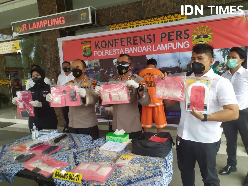 Raup Rp20 Juta per Kilo, Dua Bandar Sabu Lampung Diciduk Polisi