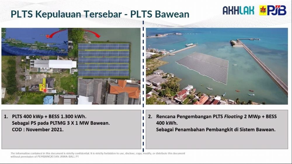 PJB Geber EBT di Jawa-Bali, Segera Realisasikan PLTS Bawean
