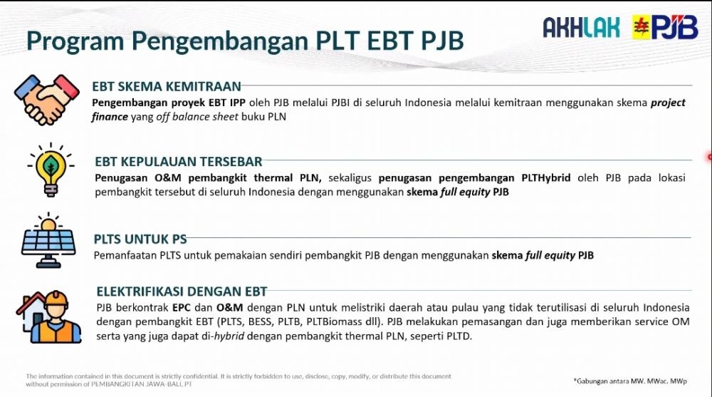 PJB Geber EBT di Jawa-Bali, Segera Realisasikan PLTS Bawean
