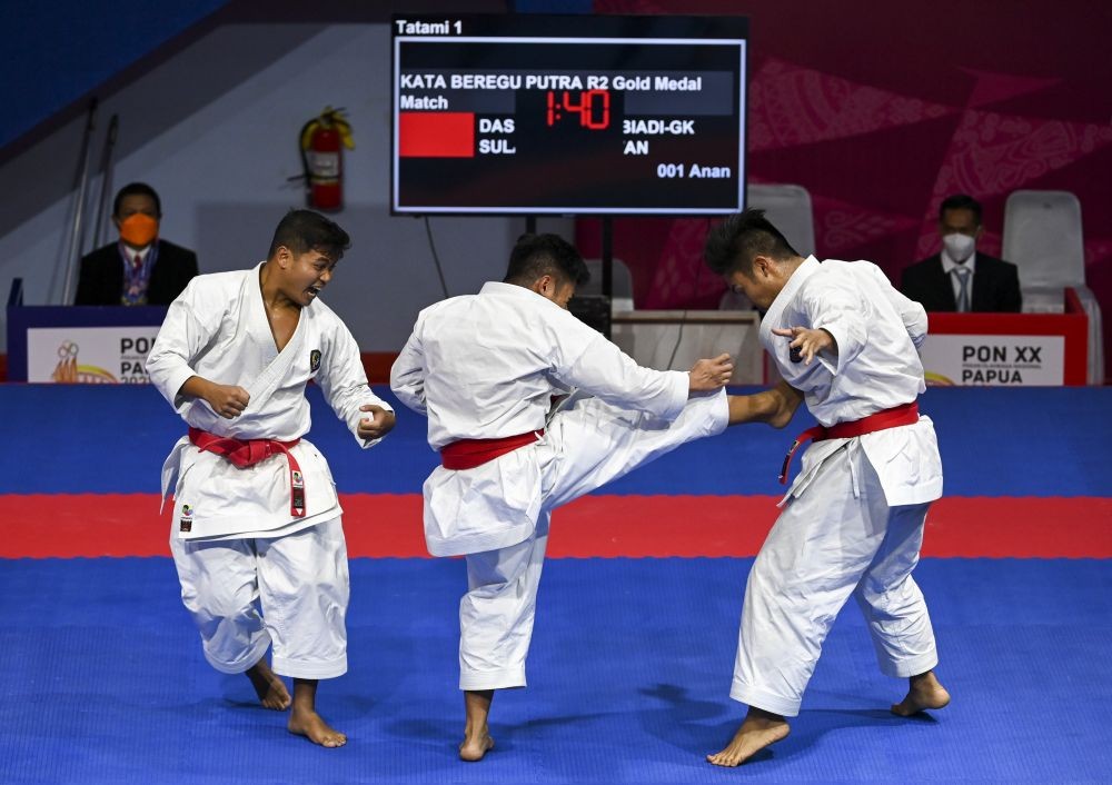 Bravo! UMK Karate ITERA Sabet 12 Medali di Kejuaraan LA Cup IV 2022
