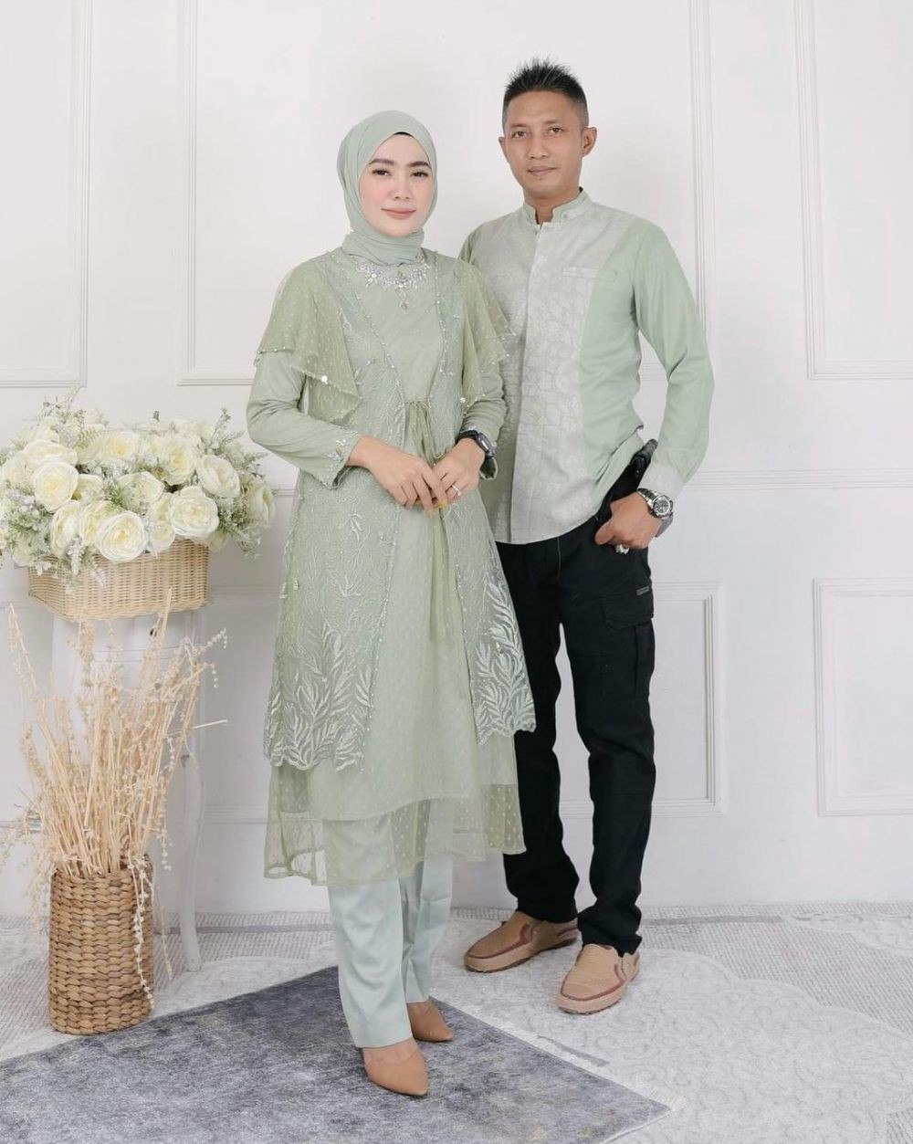 9 OOTD Kondangan Bertema Sage Green, Langsung Jatuh Hati!