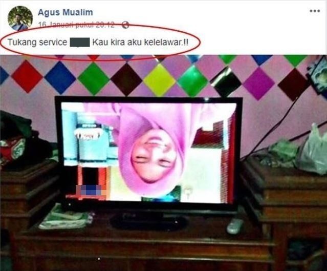 10 Momen Kocak Nonton Sinetron di TV Rusak, Gambarnya Jadi Lucu Banget