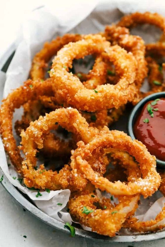 Resep Membuat Onion Ring Viral, Gak Perlu Pakai Tepung Roti